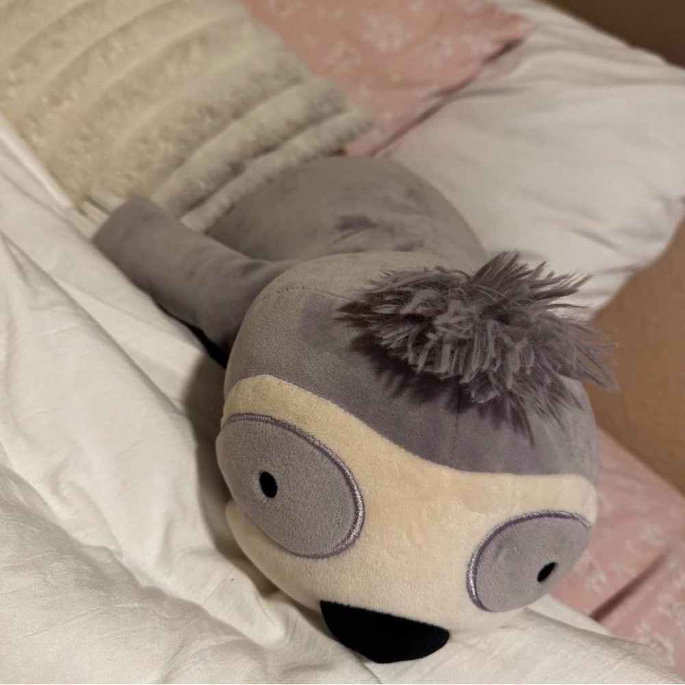 Target Gray and Cream Plush Sloth